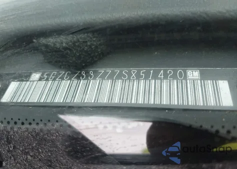 2007 Saturn Vue Hybrid from USA, damaged, VIN 5GZCZ33Z77S851420